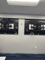 Video wall mounting structure, before the panels go on.